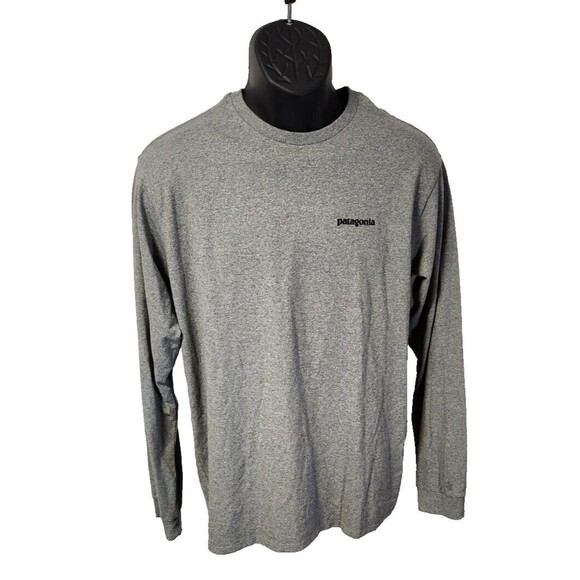 Patagonia Shirt Men's Size M | Gray Long Sleeve Crew Neck, Regular Fit, RN#51884 - Picture 1 of 9
